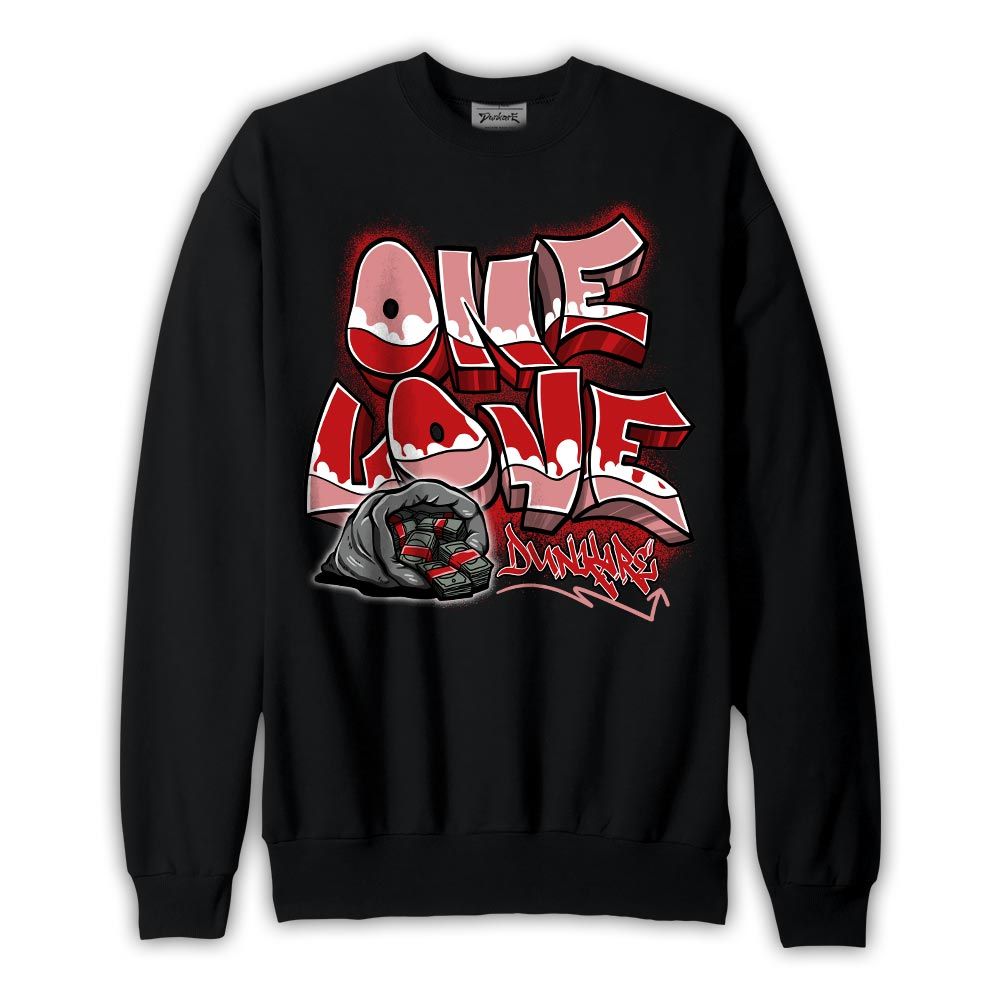 Sweatshirt To match Bred Reimagined 4s Sweatshirt - One Love Graphic 0205 NMP