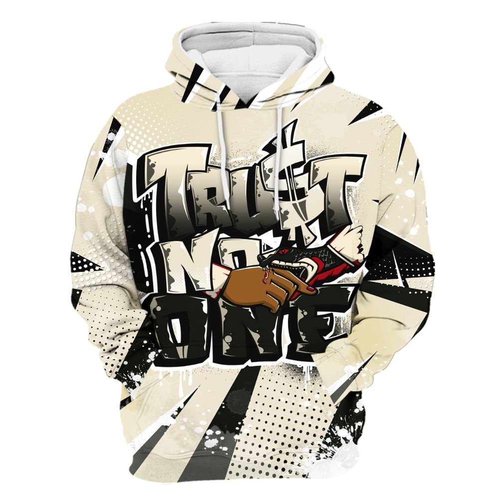 Hoodie To Match Retro Low OG Nitro 1s - Poly Trust No One Dripping All Over Print