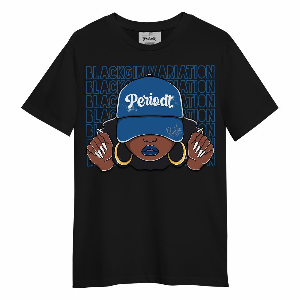 Shirt To Match French Blue 13s - Black Girl Variation Unisex Shirt