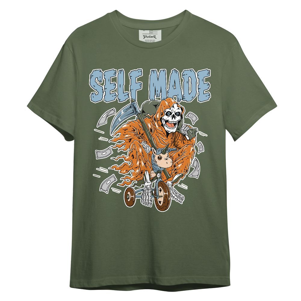 Shirt To Match Olive 5s - Self Make Skeleton Unisex Shirt