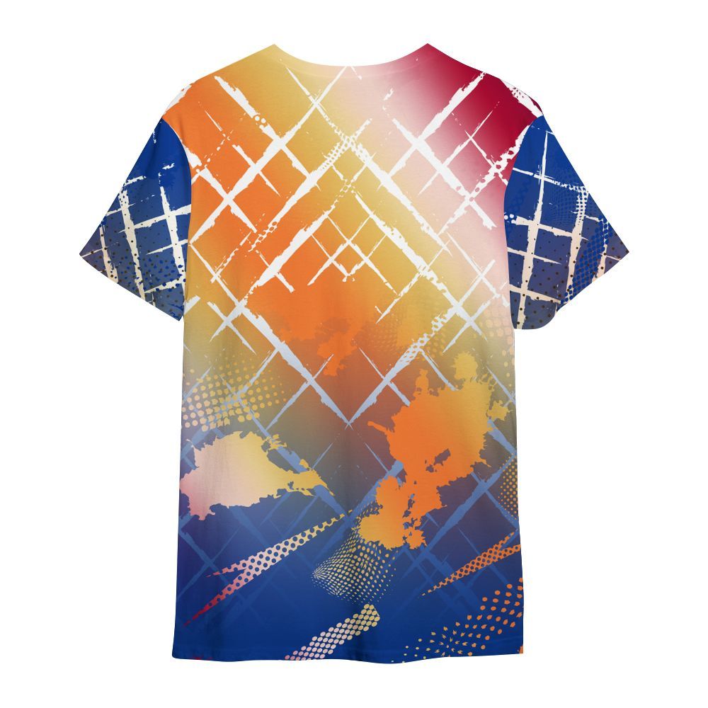 Shirt To Match Air Griffey Max Los Angeles 1s - Halftone Stand Business Dripping All Over Print