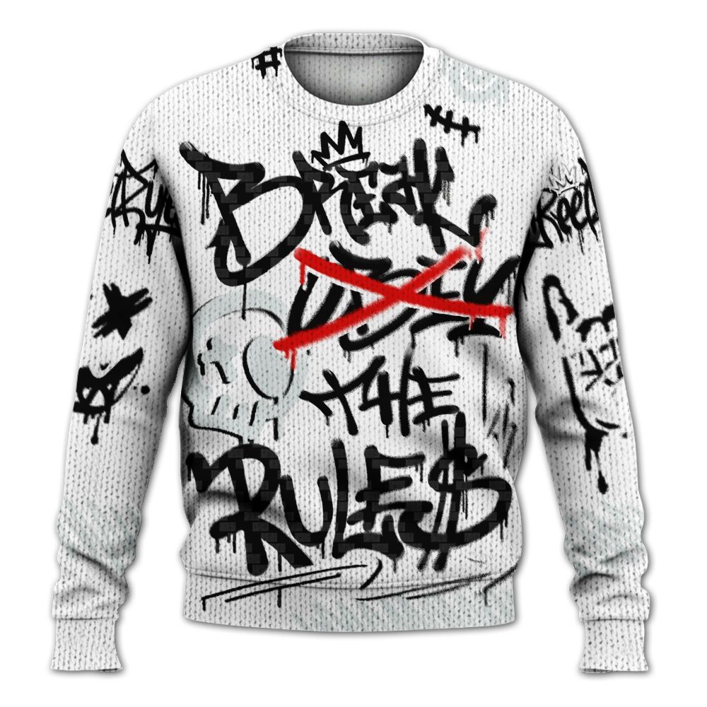 Knitted Sweater To Match Kobe 9 Protro Halo - Break Rules Streetwear