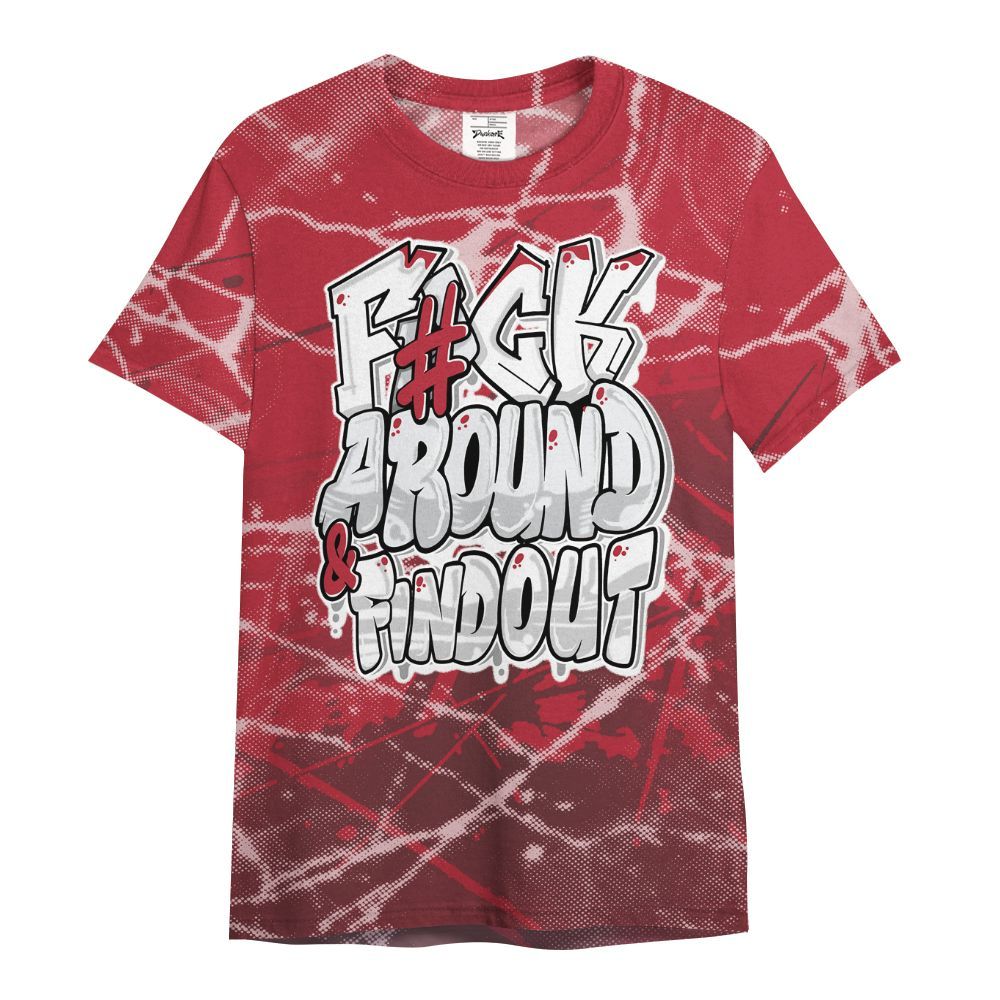 Shirt To Match Black Toe 14s - F Around Find Out Graphic Profound All Over Print