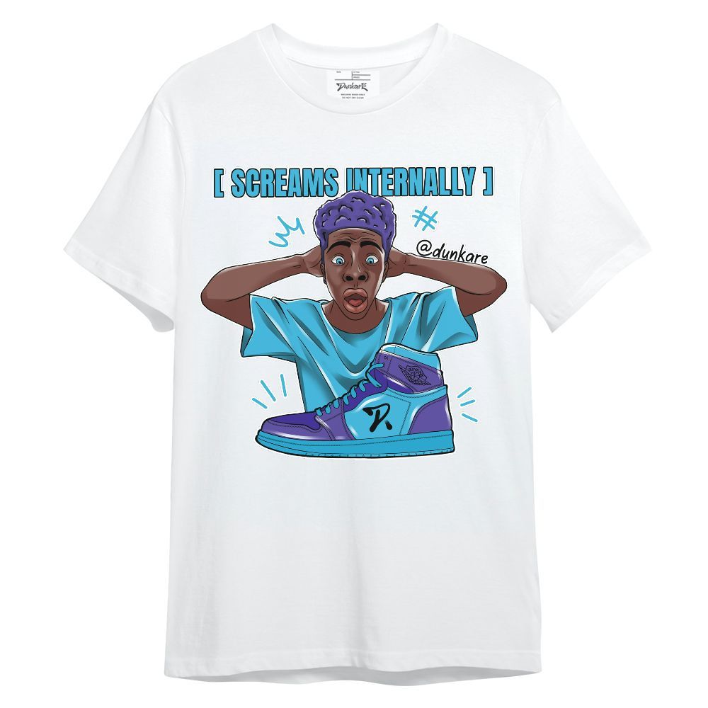 Shirt To Match Retro Aqua 6s - Scream Internally Unisex Shirt