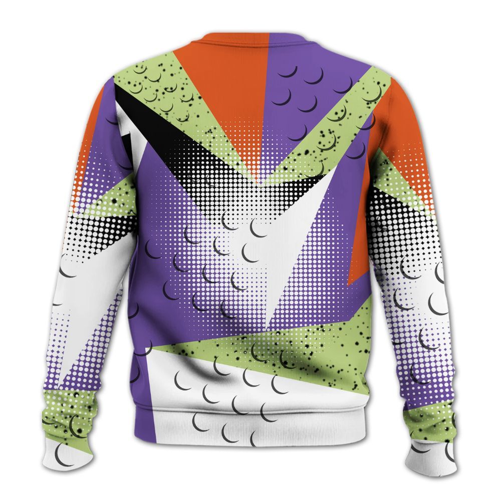 Sweatshirt To Match Canyon Purple 4s - Poly Custom Name Number 23 5s All Over Print