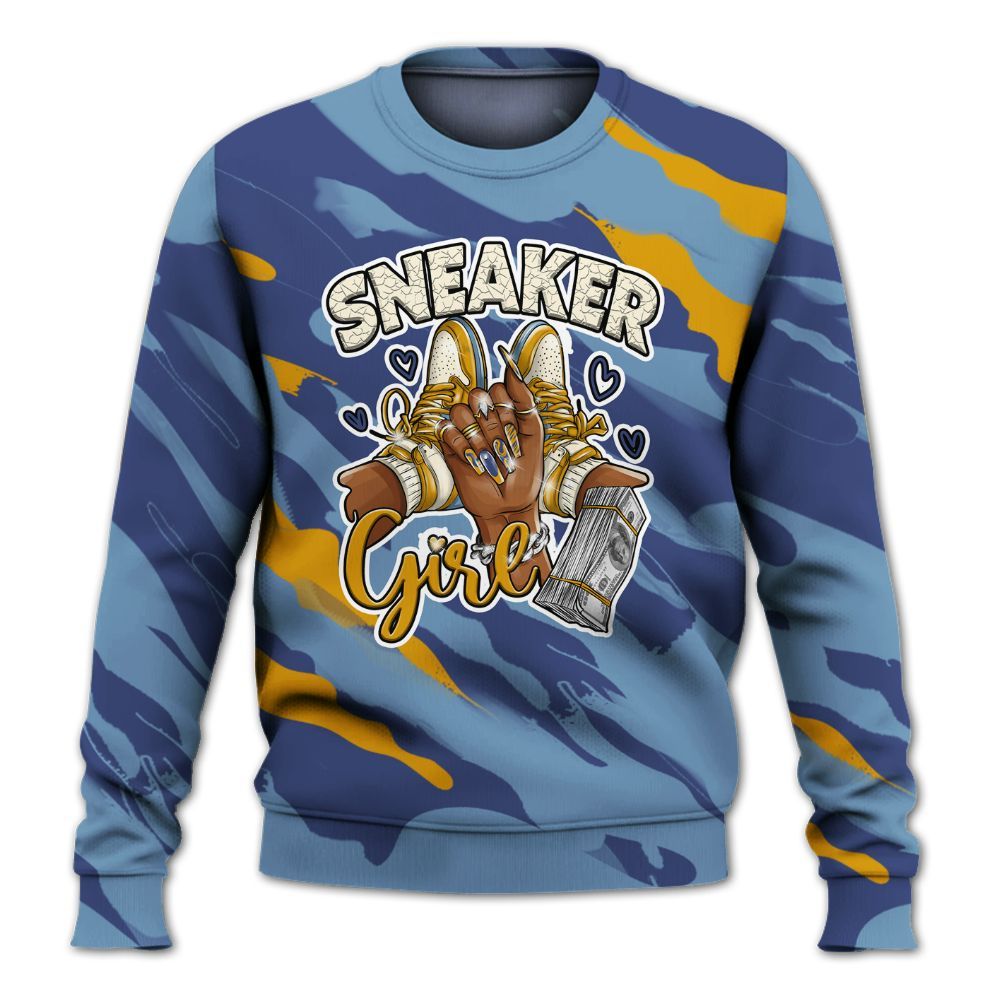 Sweatshirt To Match High OG First In Flight 1s - Sneakerz Girlz Colored All Over Print