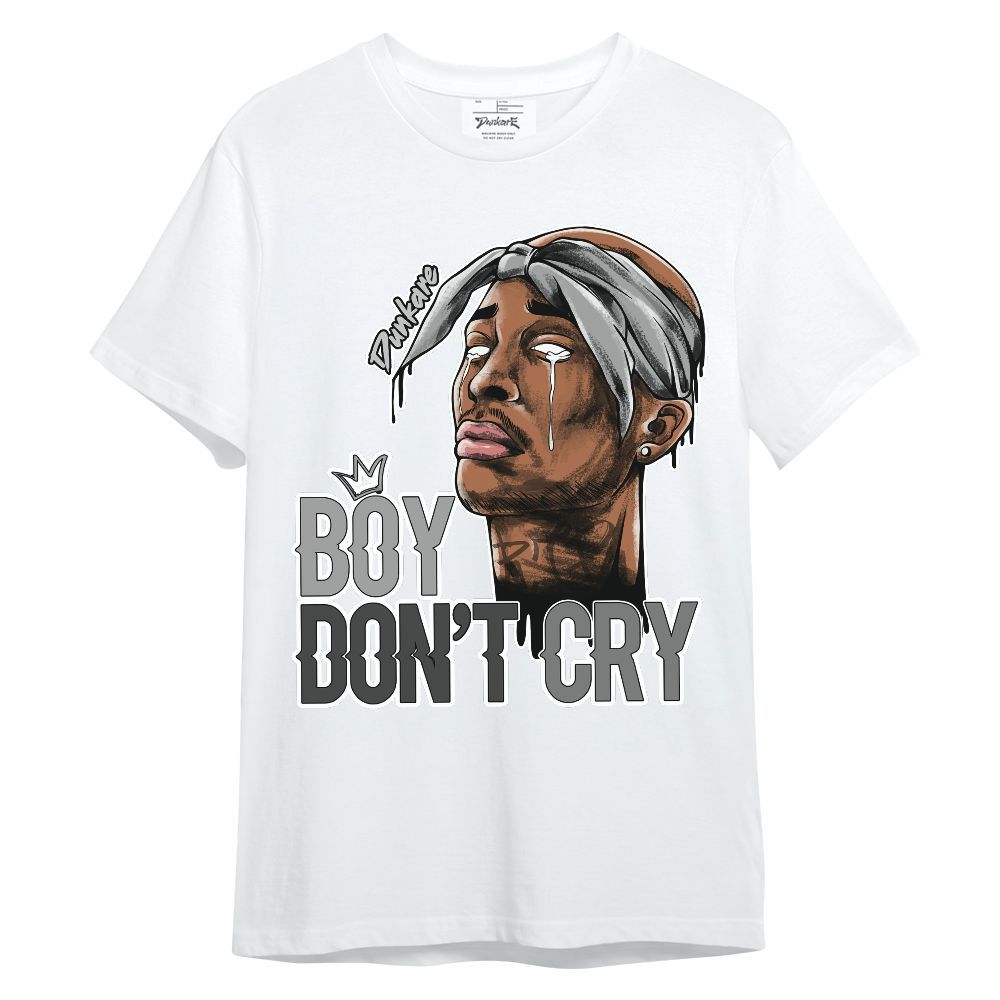 Shirt To Match Black Wolf Grey 12s - Boiz Ain't Cry Unique Unisex Shirt