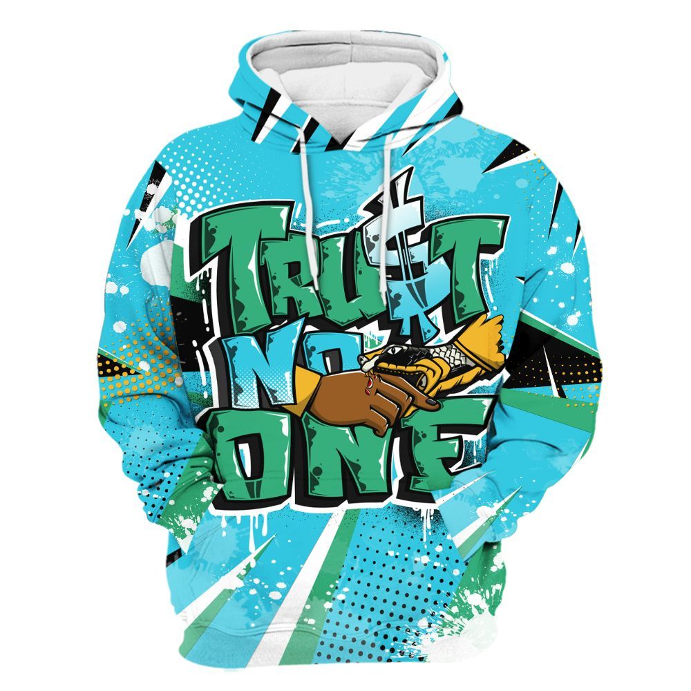 Hoodie To Match Dunk Chunky Dunky - Poly Trust No One Dripping All Over Print