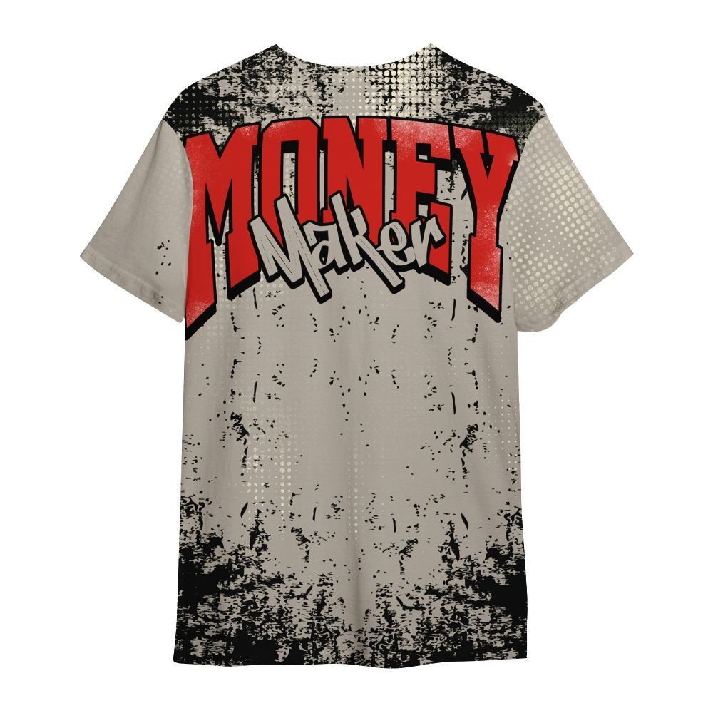 Shirt To Match Low OG Phantom 1s - Move In Silence Money Street Retro All Over Print