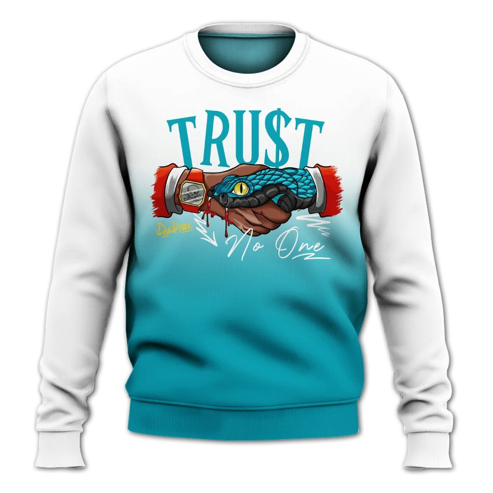 Sweatshirt To Match Dunk Low KD 17 N7 - Snake Trust No One Drip All Over Print