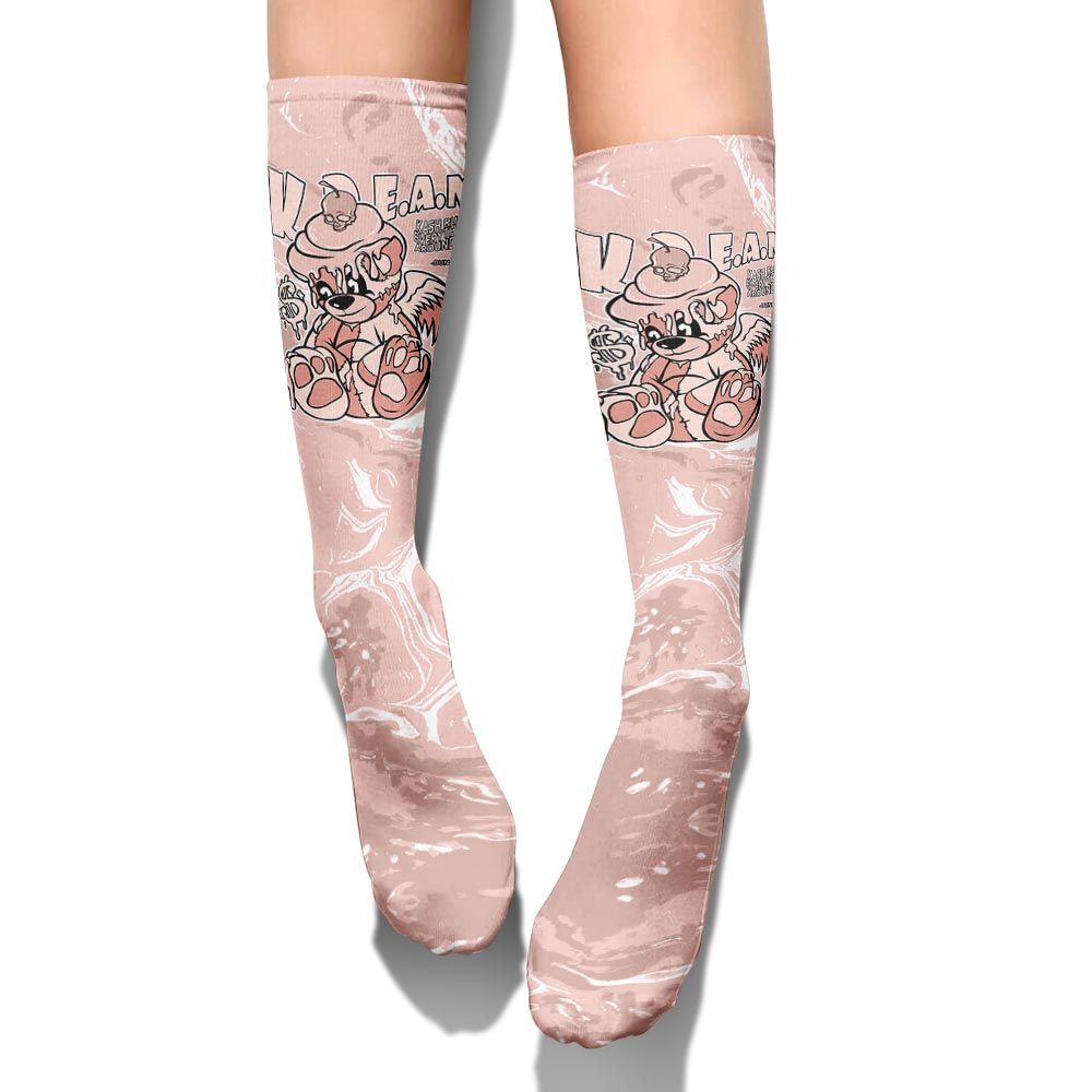 Sock To Match Low Legend Pink 11s - Loot Bear Liquid