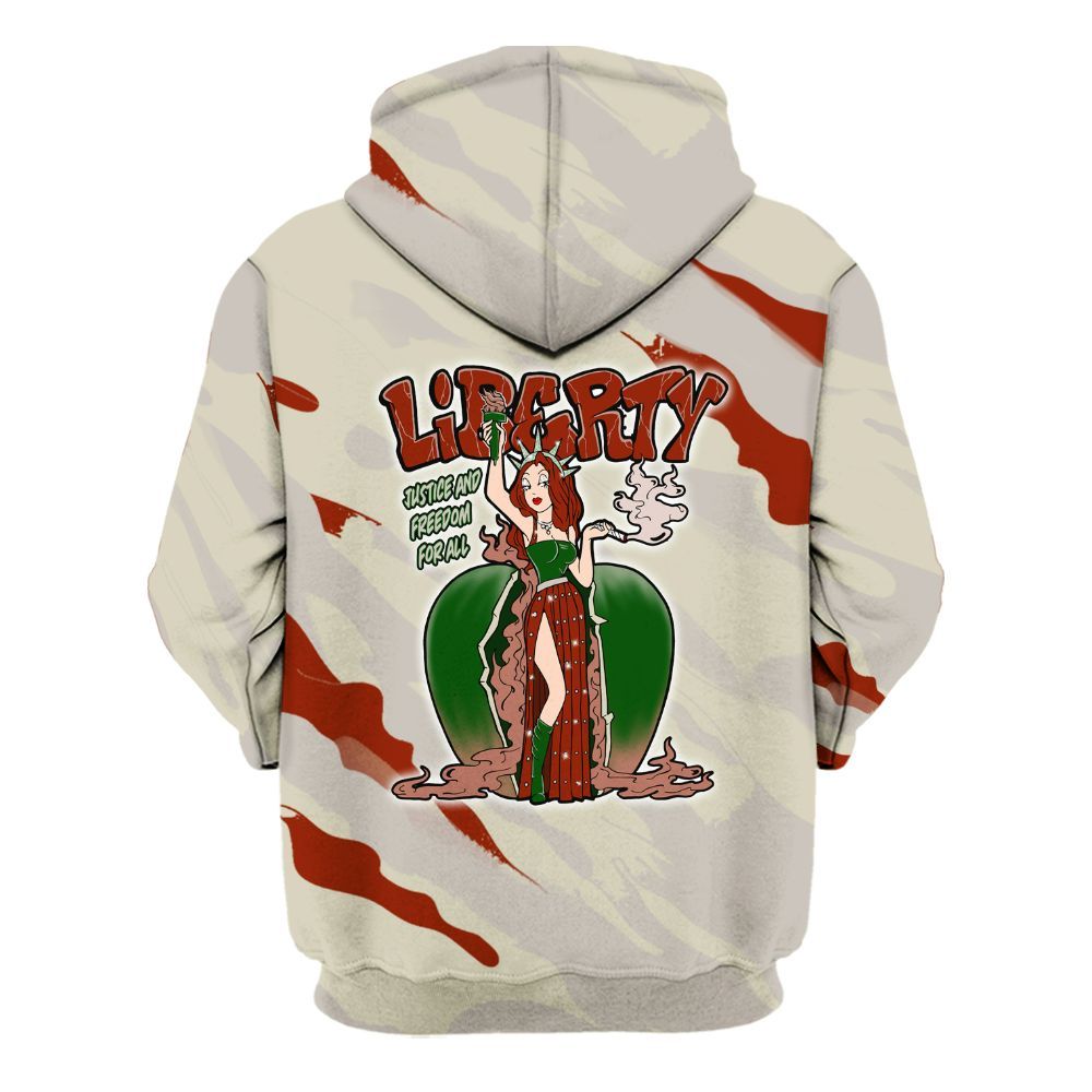Hoodie To Match El Grito 5s - Midwest Cartoon Colored All Over Print