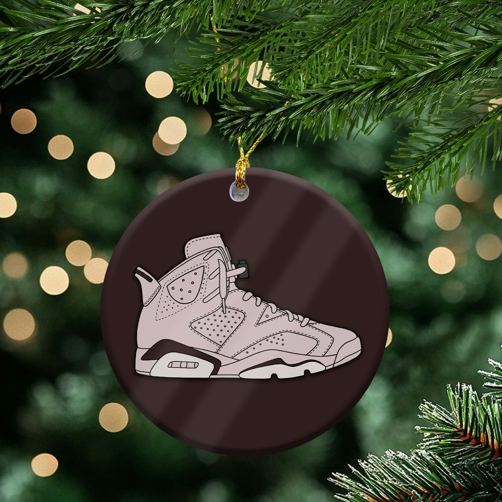 AMM Air Smokey Mauve 6s Ceramic Ornaments