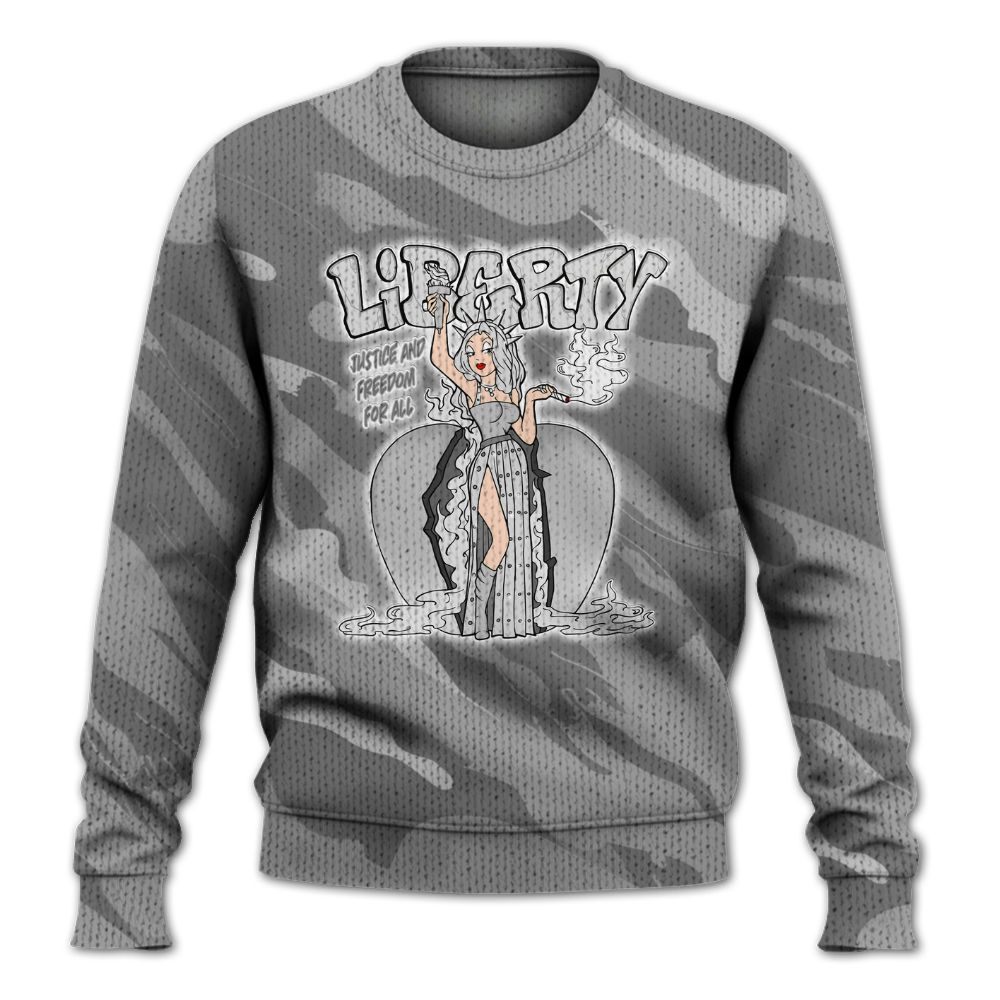 Knitted Sweater To Match Black Wolf Grey 12s - Midwest Cartoon Colored