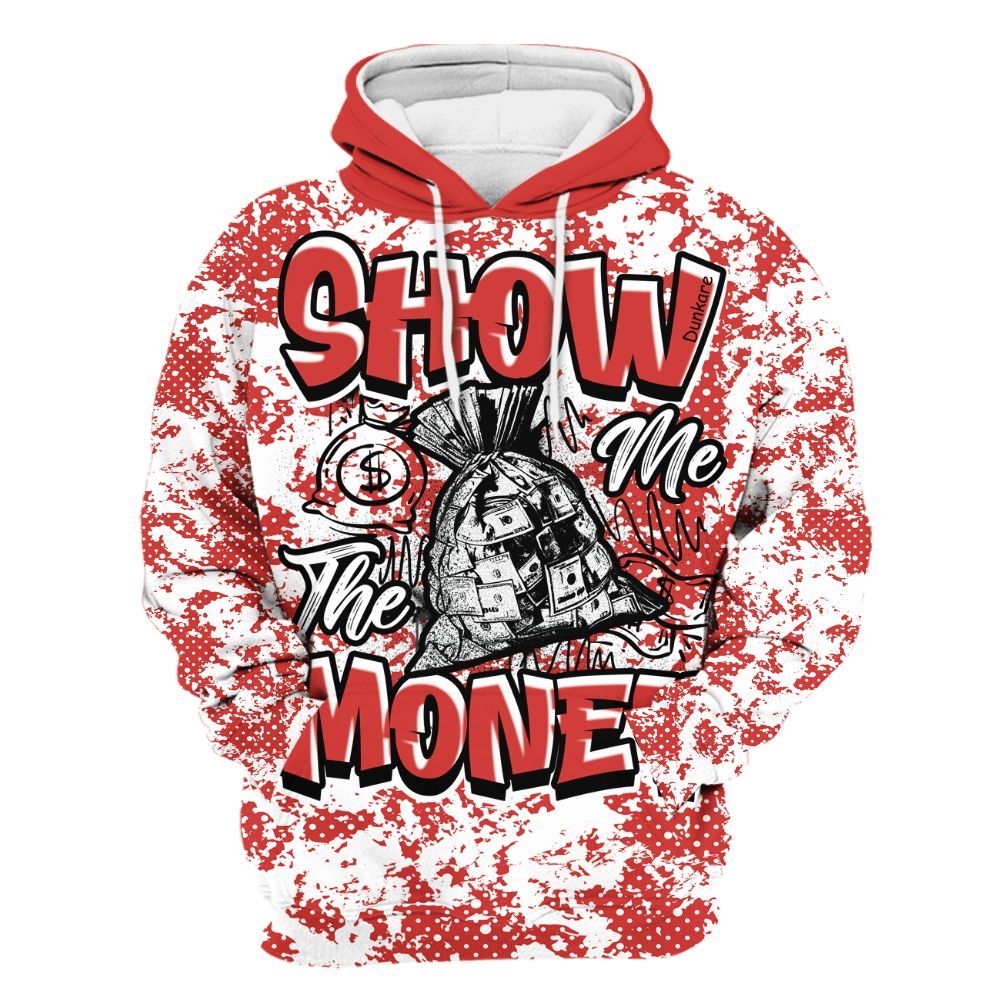 Hoodie To Match Scoot Zeros ODD City - Show Me The Money Retro All Over Print
