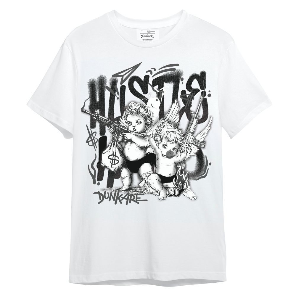 Shirt To Match White Thunder 4s - Hustle Hard Angel Unisex Shirt