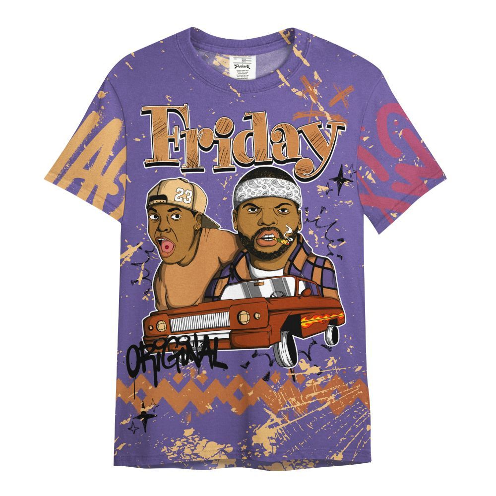 Shirt To Match Book Sunset 1s - Friday Sneaker Crayon All Over Print