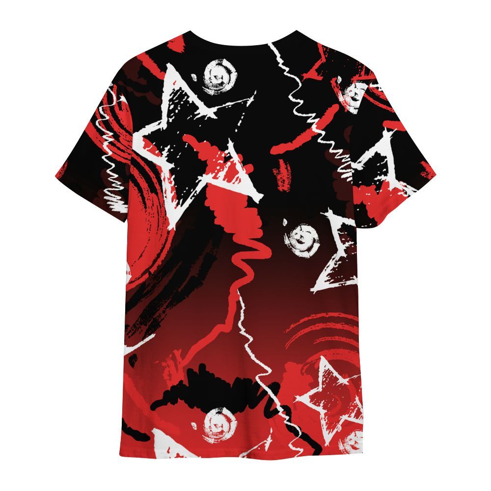 Shirt To Match Red Thunder 4s - Grind Shine Later Drip All Over Print