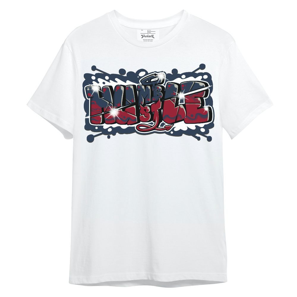 Shirt To Match Navy Blue 2024 6s - Humbled Hustles Graphic Unisex Shirt