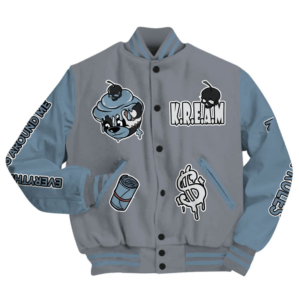Varsity Jacket To Match Air Max DN Silver Bullet - Loot Bear All Over Print