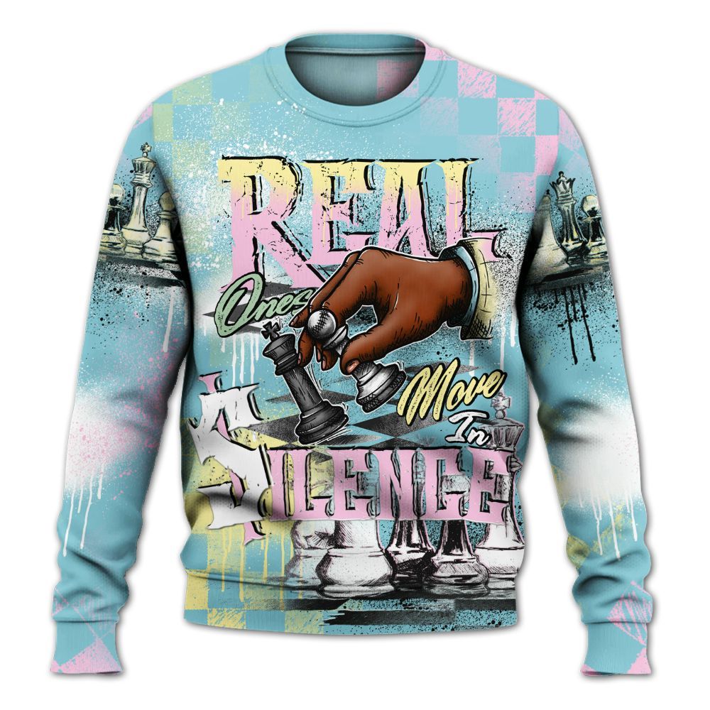 Sweatshirt To Match SB Dunk Low Visty - Chess Move In Silence All Over Print