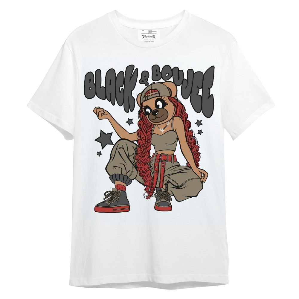 Shirt To Match Olive 9s - Boujee Girls Bear Unisex Shirt