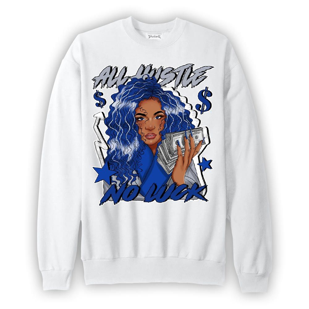 Sweatshirt To match Air Foamposite One Royal Sweatshirt - All Hustles Unique Graphic