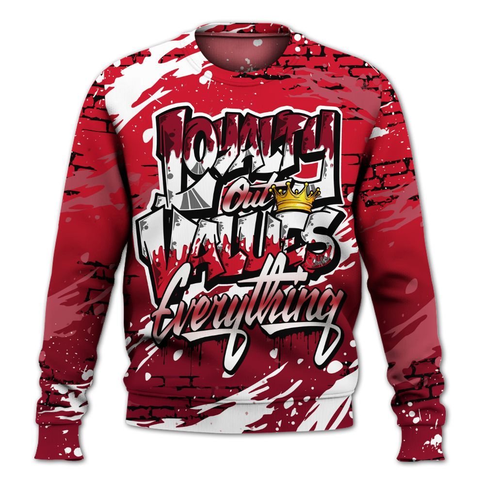 Sweatshirt To Match Air DT Max 96 Love Letter - Values Of Loyalty All Over Print