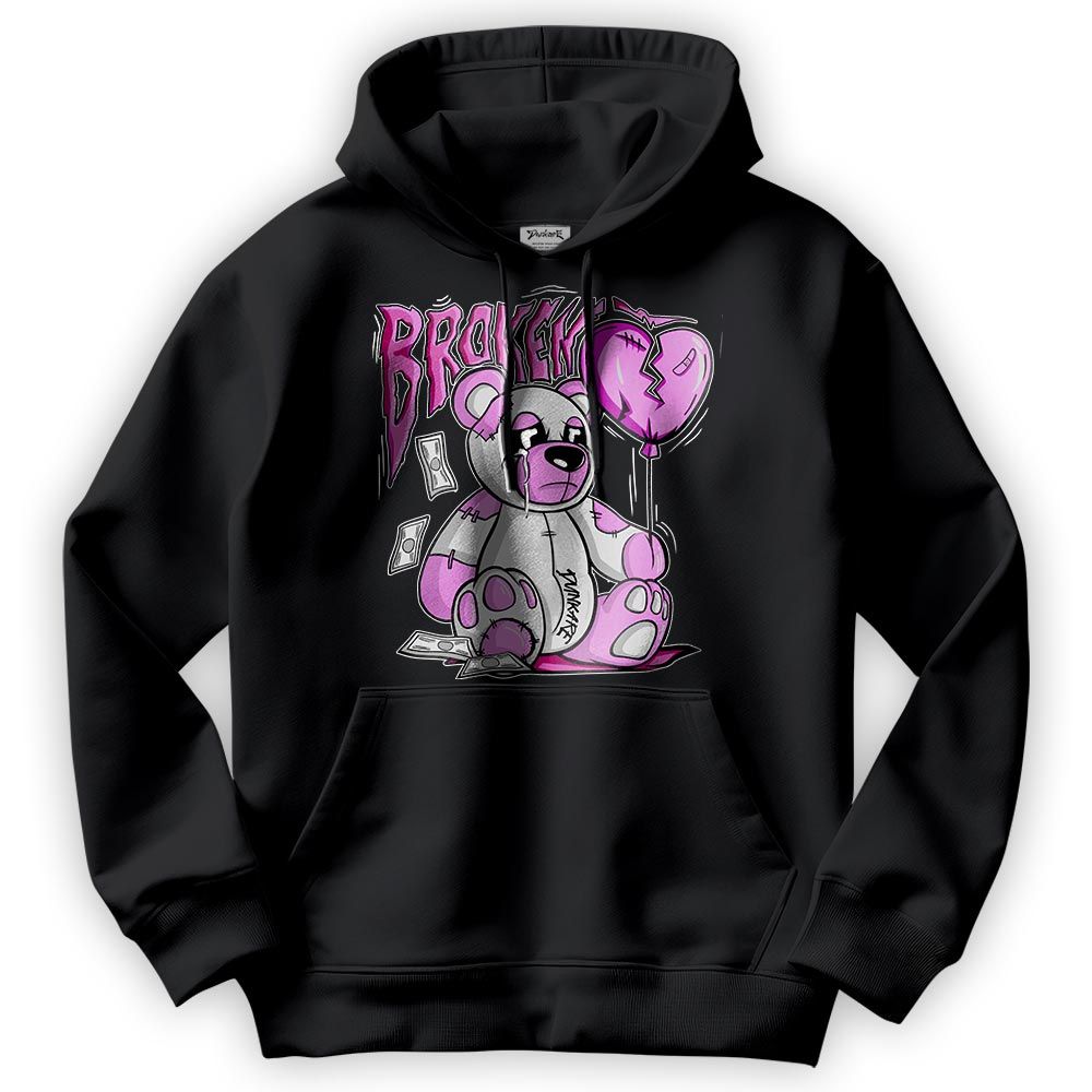 Sweatshirt To Match Hoodie Broken Bear, Hyper Violet 4s Hoodie To Match Sneaker 2304 NCMD