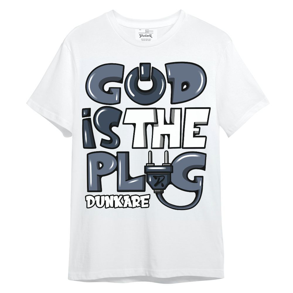 Shirt To Match Low Diffused Blue 11s - God Is The Power Cord Unisex Shirt