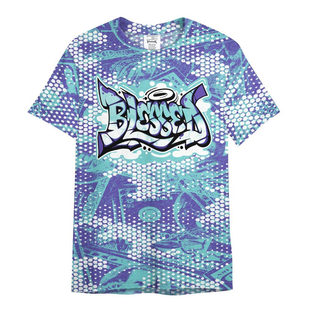 Shirt To Match Low Hornets 1s - Blessing Graphic Banknotes All Over Print