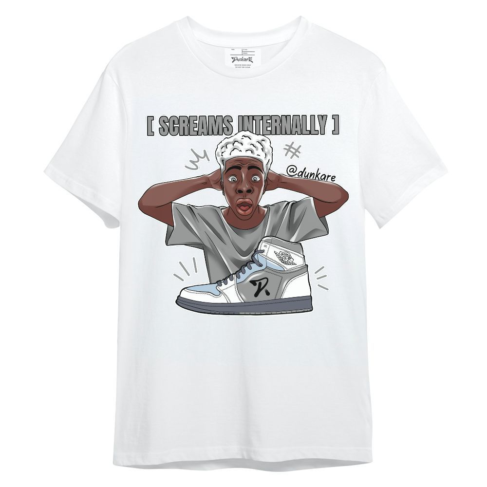 Shirt To Match Cool Grey 6s - Scream Internally Unisex Shirt