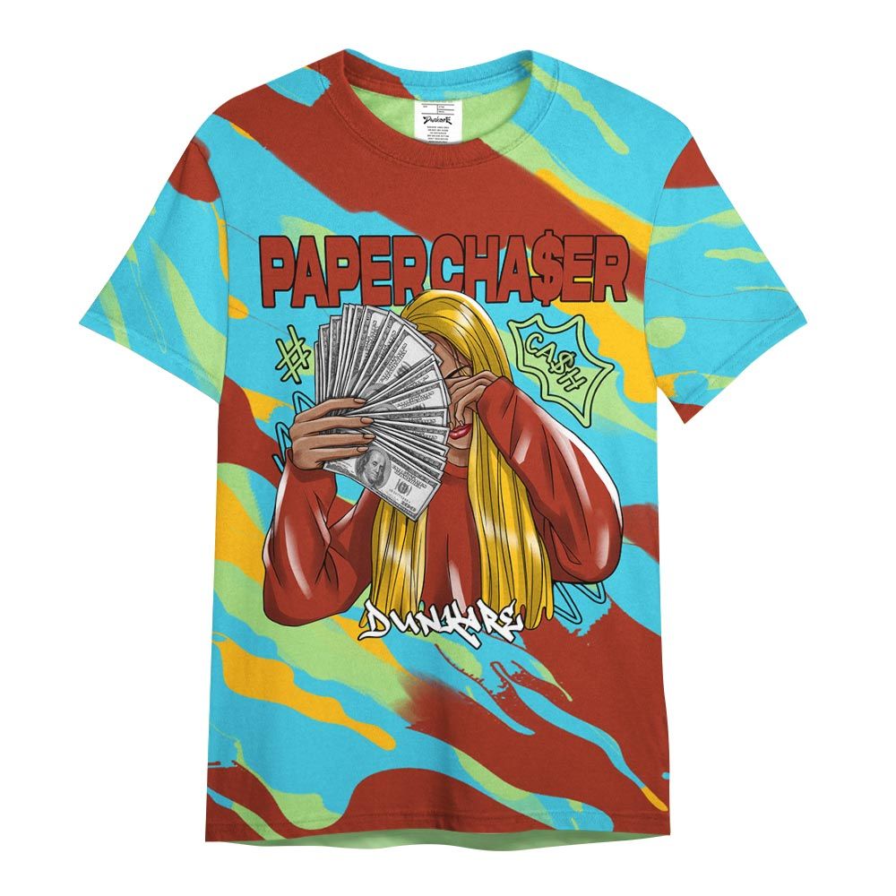 Shirt To Match SB Dunk Di'Orr Greenwood - PaperChase Unique Colored Graphic Shirt Unisex