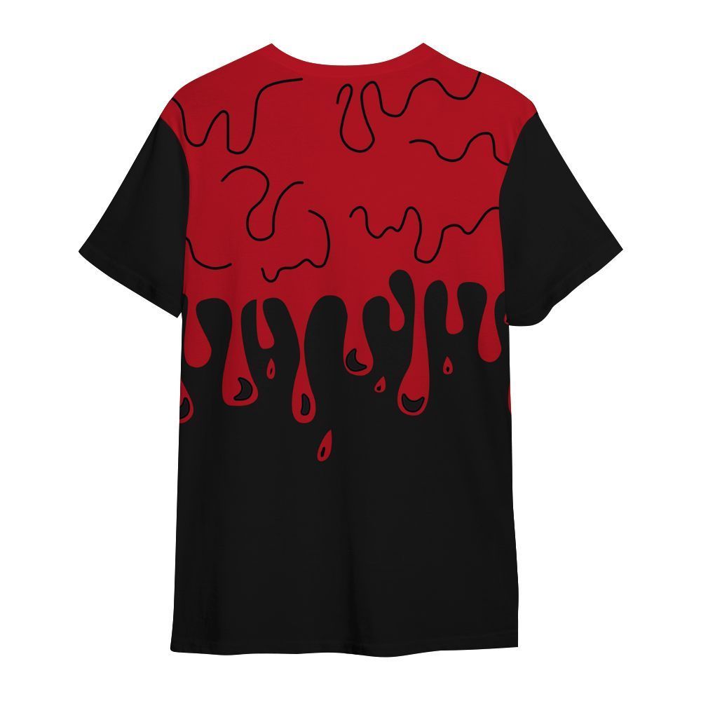 Shirt To Match Bred Velvet 11s - Snake Trust No One Drip All Over Print