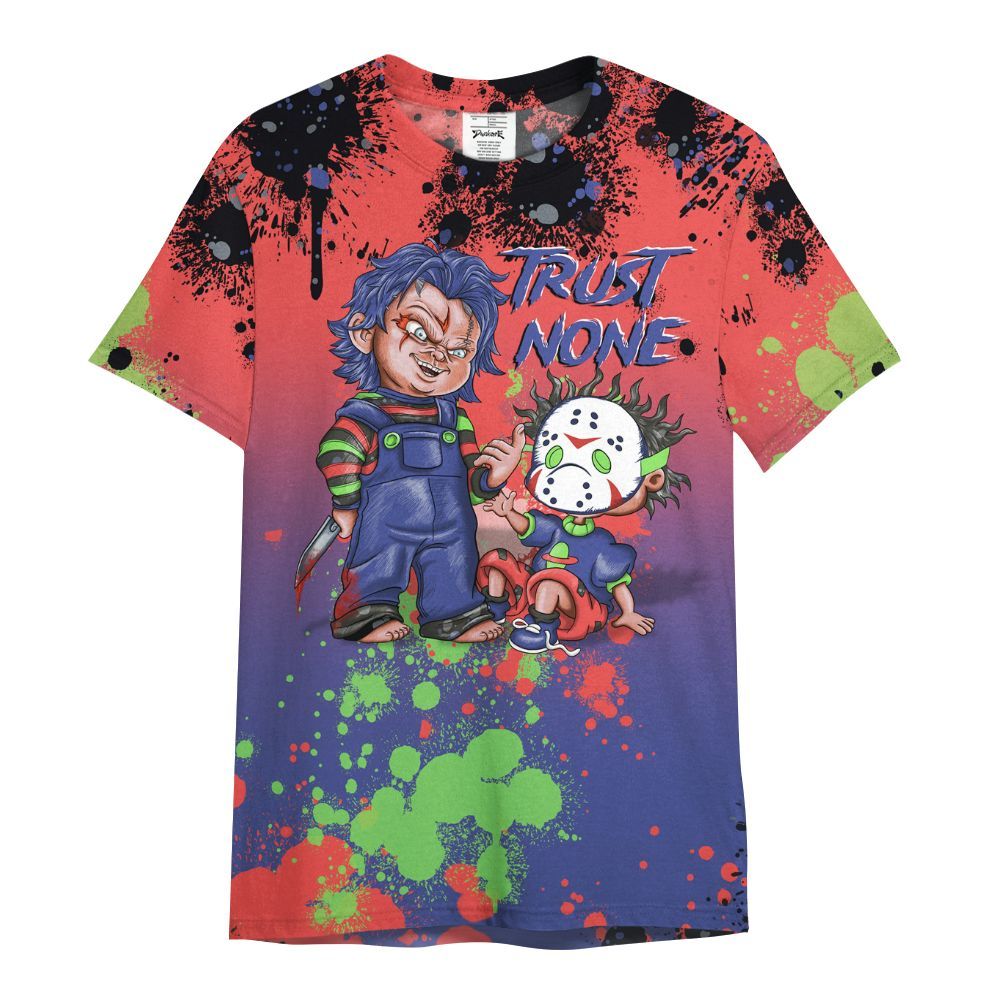 Shirt To Match KD 4 Nerf - Trust No One Scary All Over Print