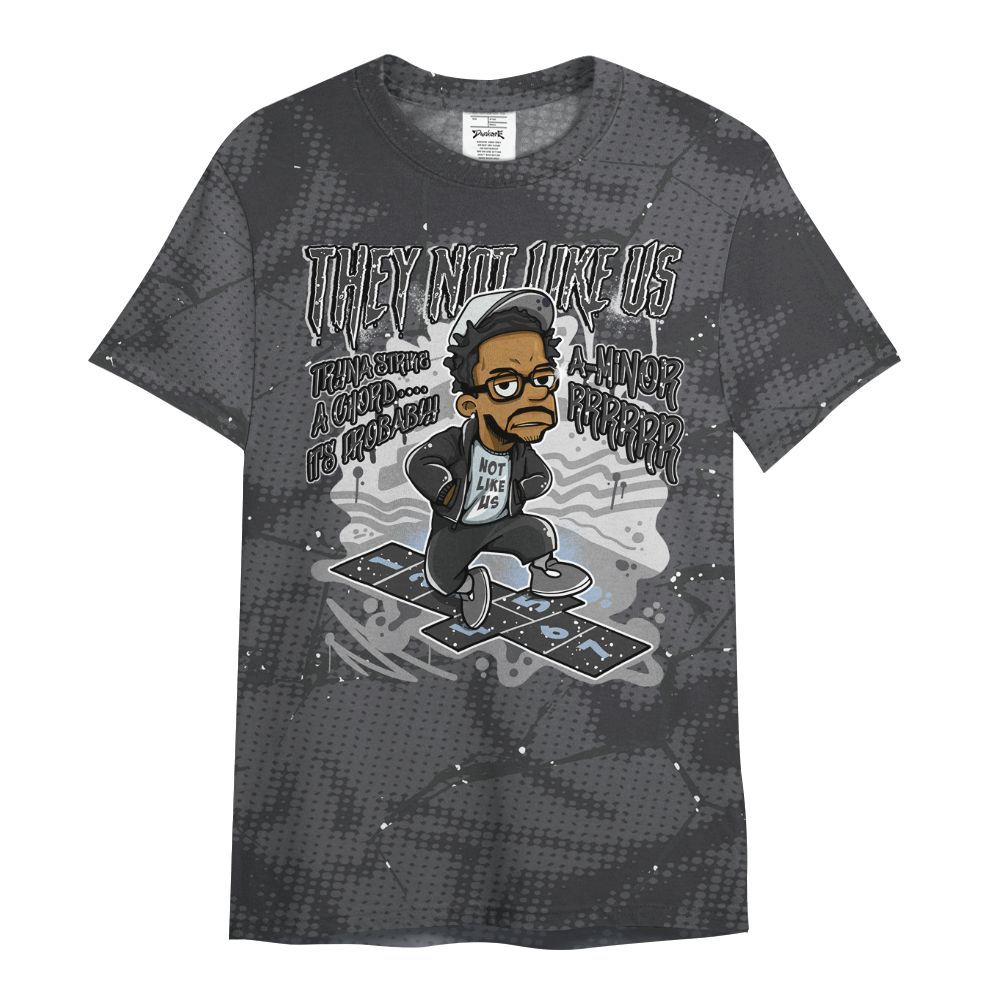 Shirt To Match Reverse Oreo 6s - Hopscotch Dislike Us Graphic Crack All Over Print