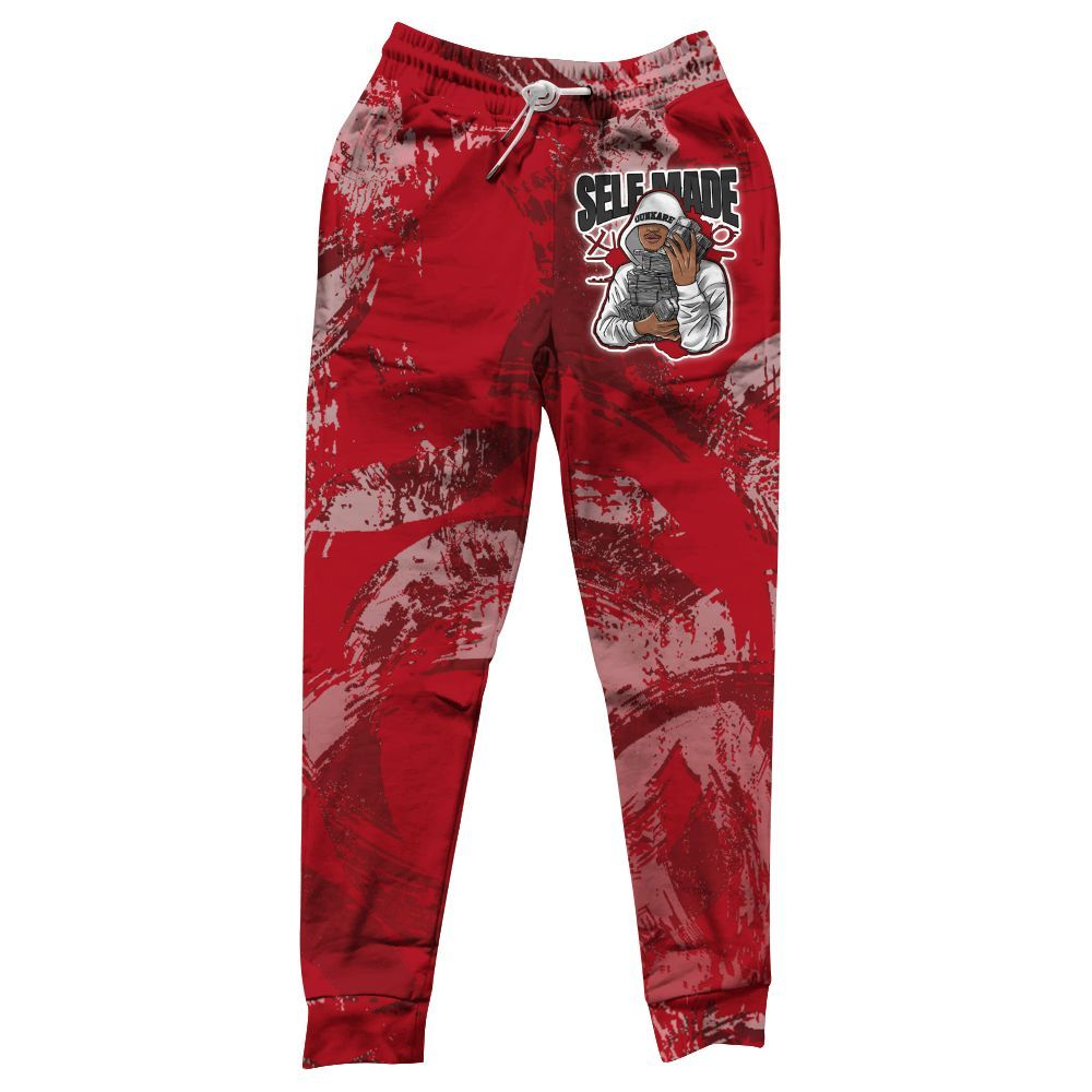 Sweatpant To Match Bred Velvet 11s - Selfmade Unique All Over Print