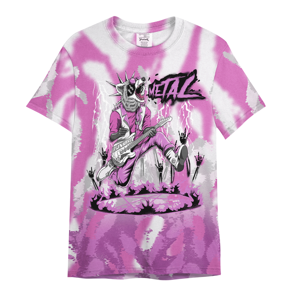 Shirt To Match Hyper Violet 4s - Punk Rock Raccoon Burn Graphics Shirt Unisex