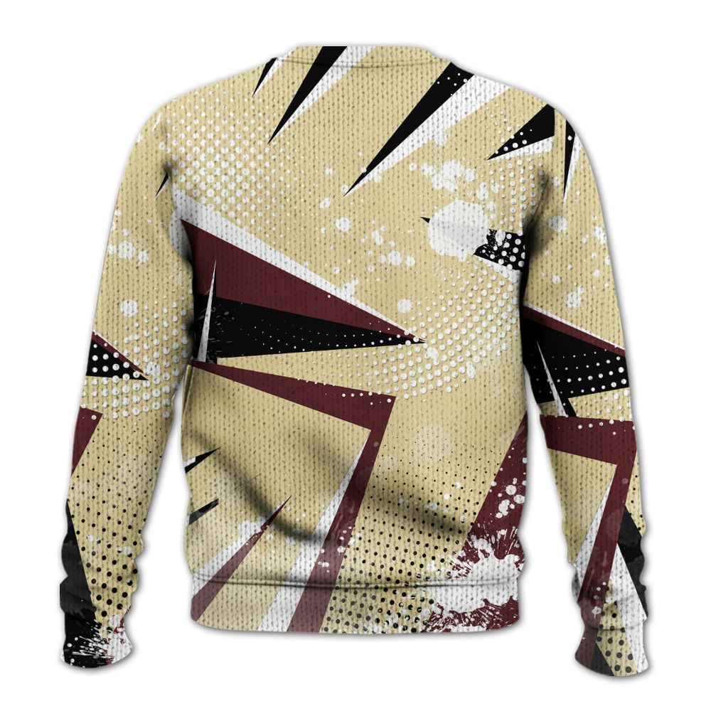 Knitted Sweater To Match Women Phantom 12s - Poly Trust No One Dripping