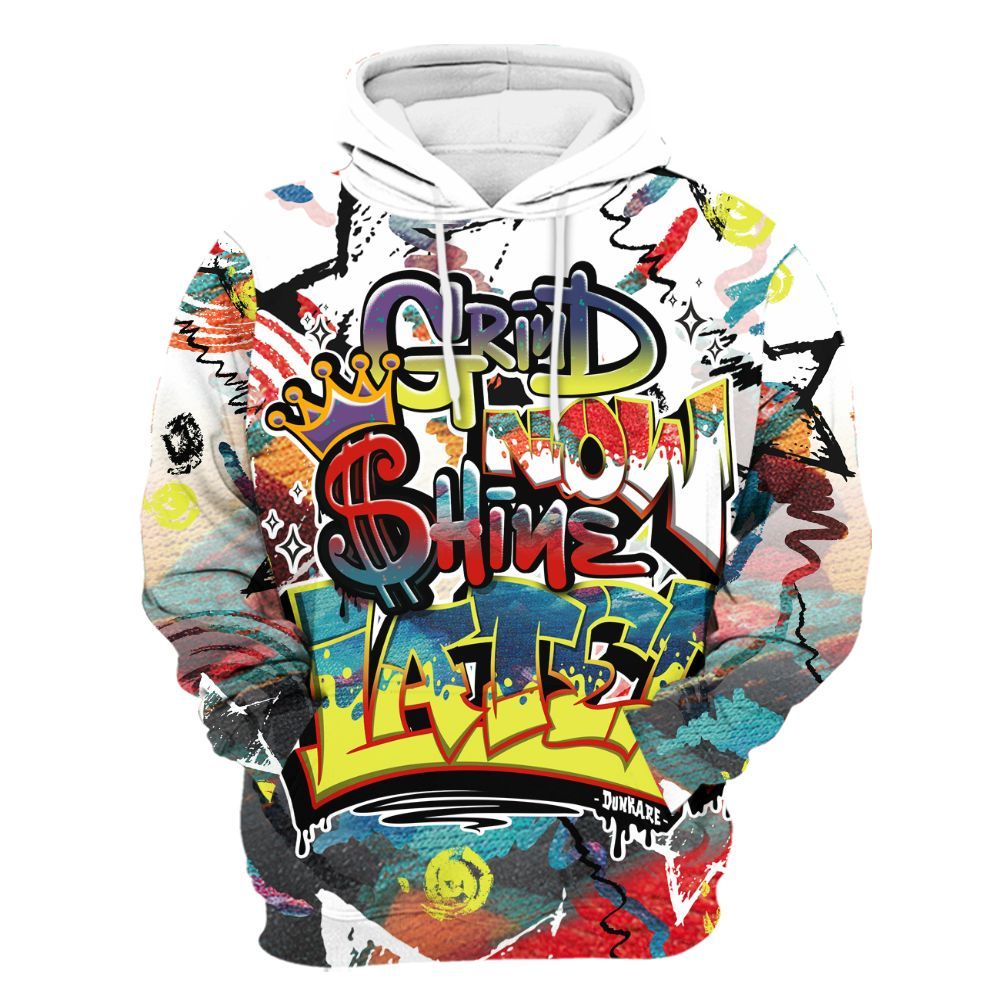 Hoodie To Match Kobe 8 What The - Grind Shine Later Drip All Over Print