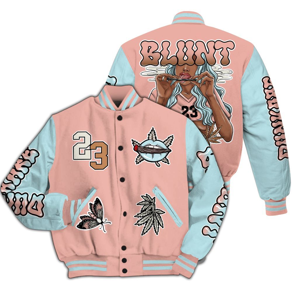 Varsity Jacket To Match Dunk Low Glacier Arctic - Bluntz Unique All Over Print