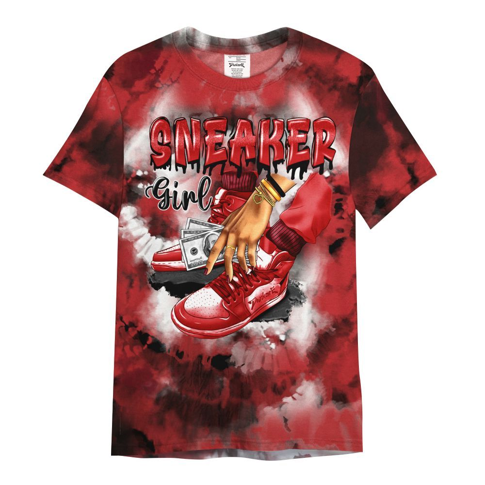 Shirt To Match Kobe 9 Elite Christmas - SNEAKER Girl Money Drip Tie Dye All Over Print