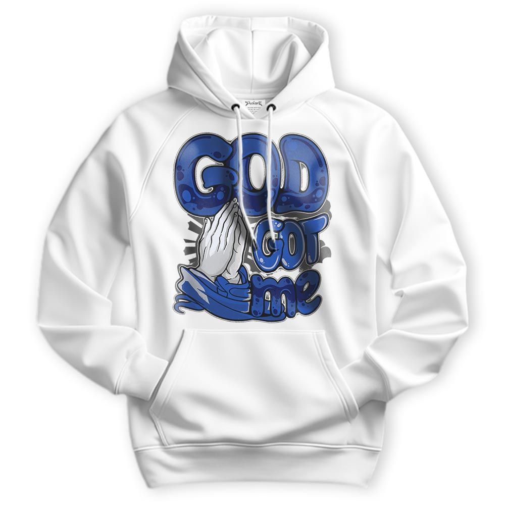 Sweatshirt To Match Air Foamposite One Royal Hoodie - God's Gotten Graphic Hoodie Unisex