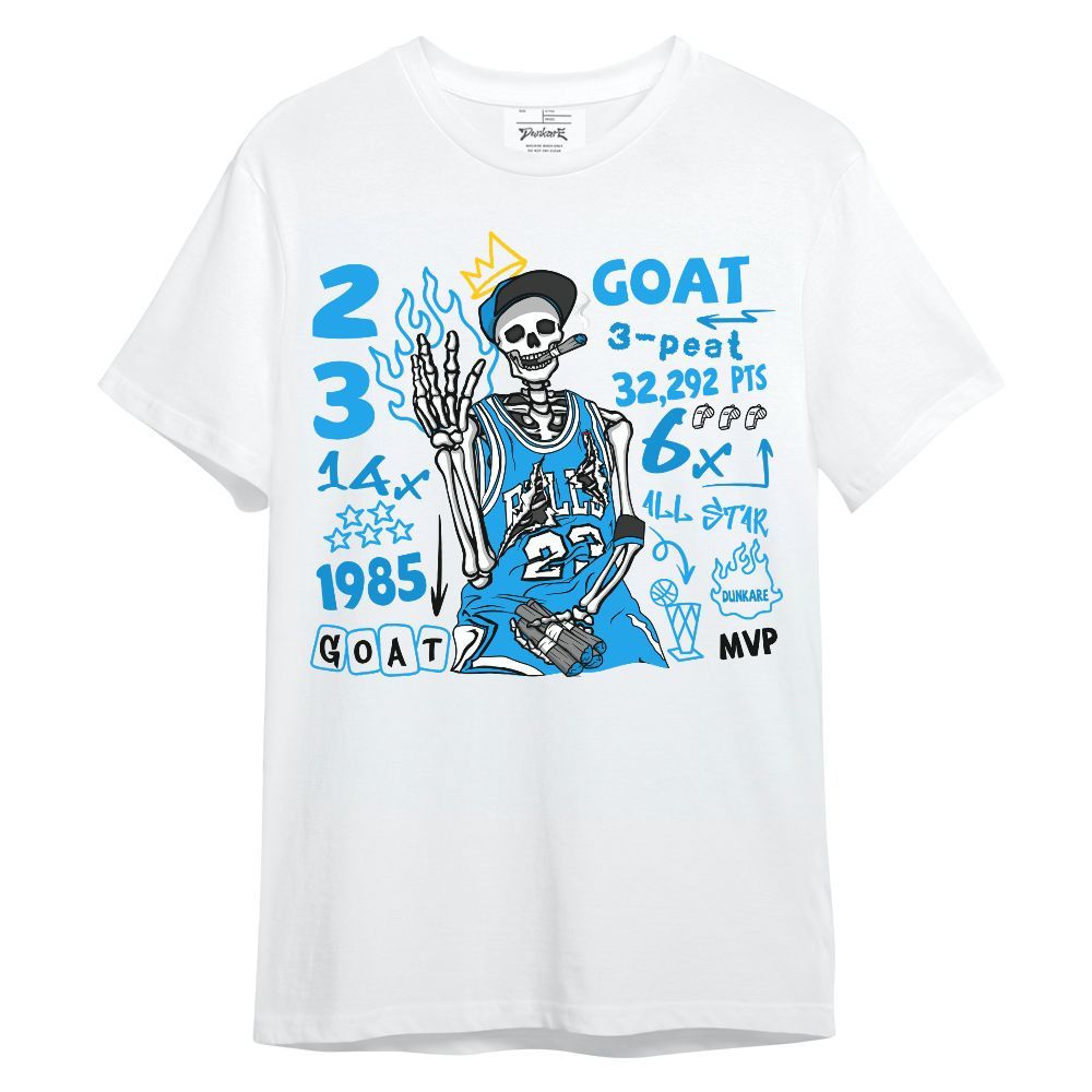 Shirt To Match Black University Blue 2022 13s - Number 23 G.0.A.T Streetwear Unisex Shirt