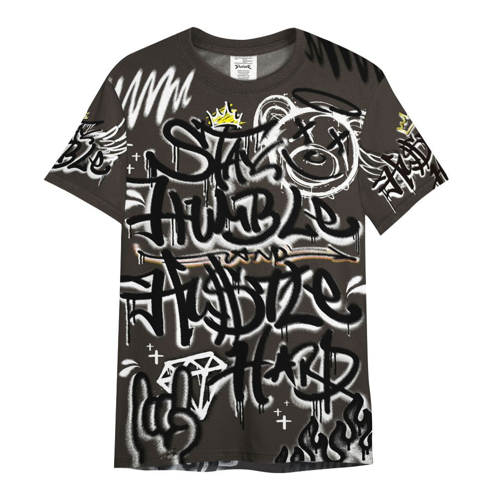 Shirt To Match Baroque Brown 12s - Humble Drip Streetwear Graffity All Over Print
