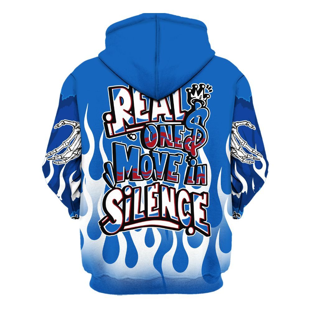 Hoodie To Match Kobe 6 Game Royal - Ones Move In Silence Graphic Trapped All Over Print