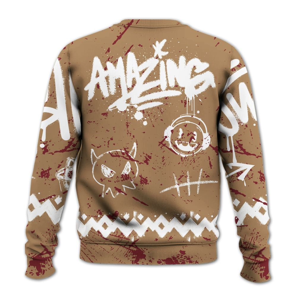 Sweatshirt To Match Kobe 4 Gold Medal - Friday Sneaker Crayon All Over Print