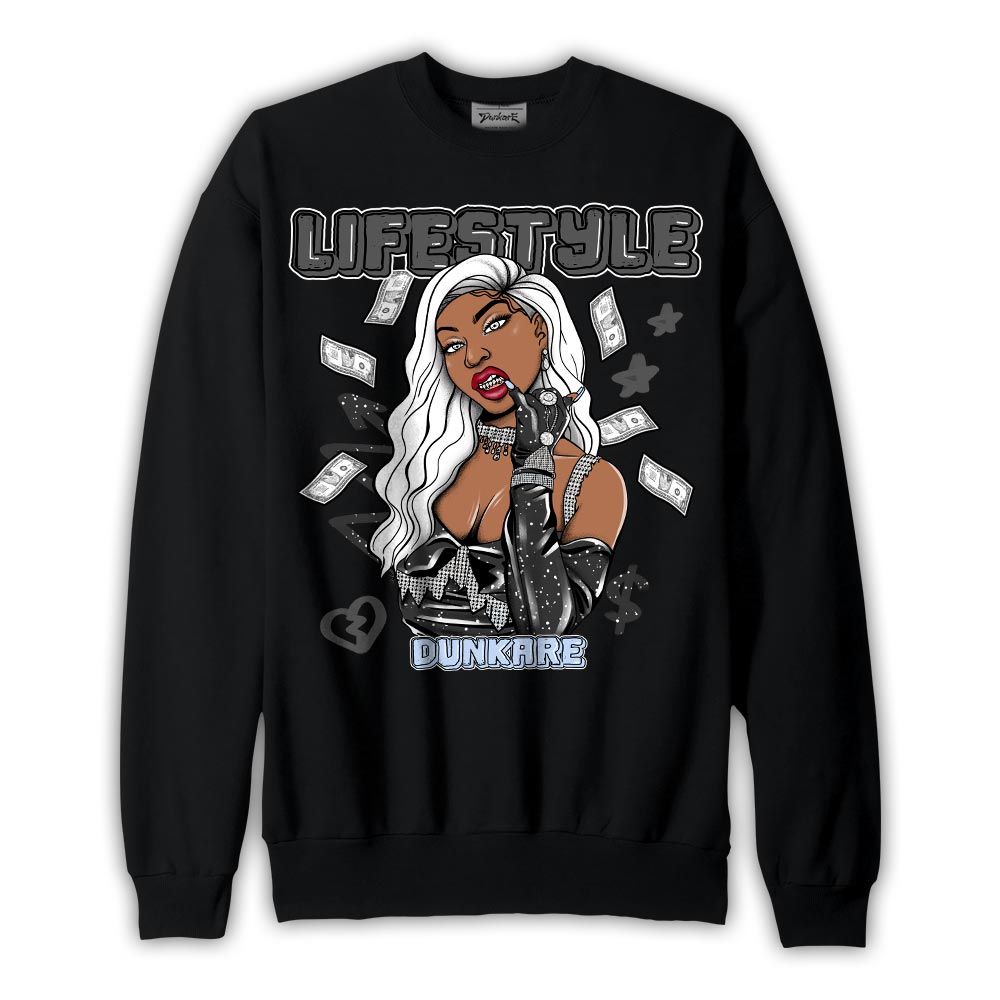 Sweatshirt To match Reverse Black White 6s Sweatshirt - Life Style 2 Unique Graphic