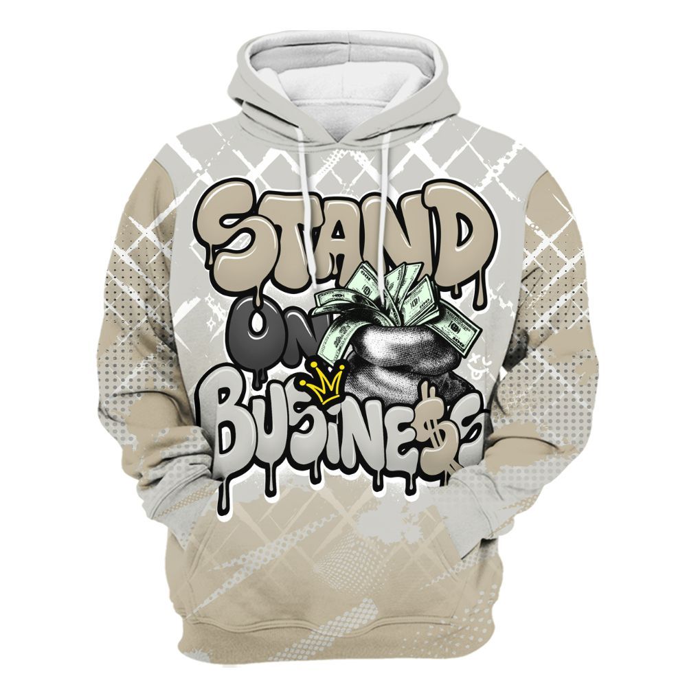 Hoodie To Match RM Canyon Rust 4s - Halftone Stand Business Dripping All Over Print