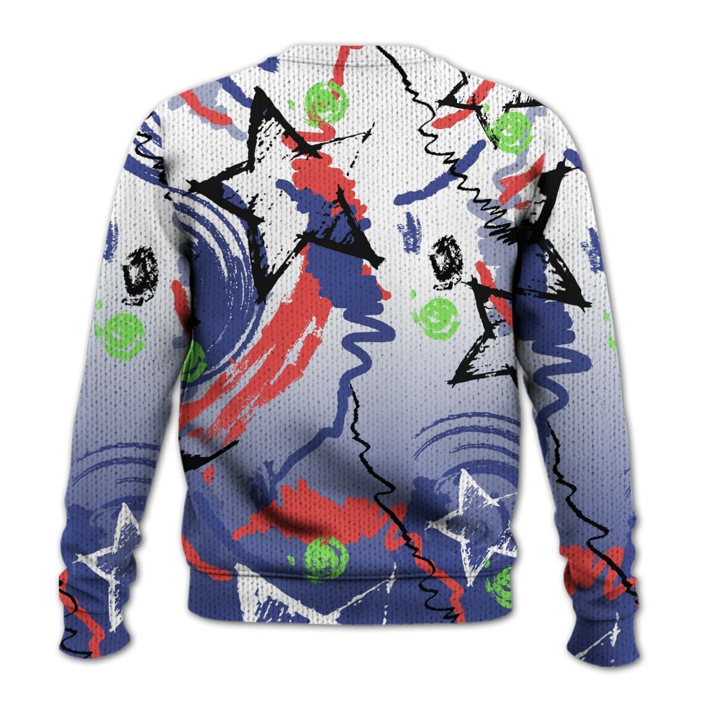 Knitted Sweater To Match KD 4 Nerf - Grind Shine Later Drip